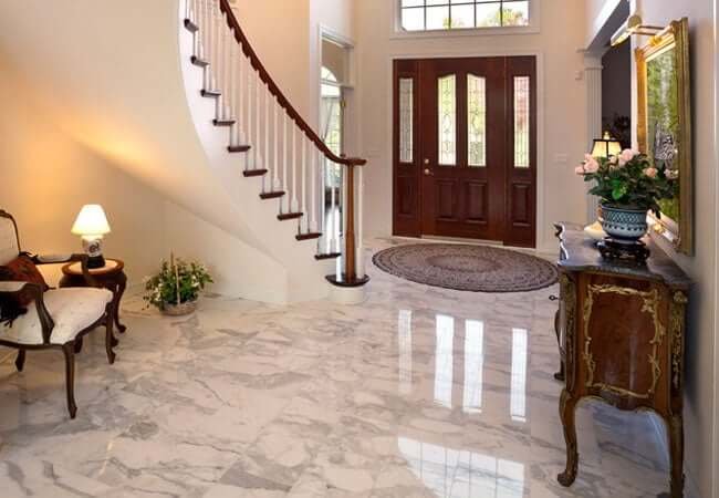 Cleaning The Grout In Marble Tile Floors