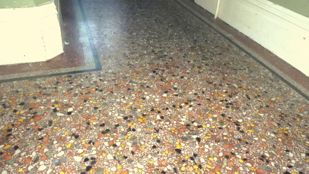 polish terrazzo tile floors
